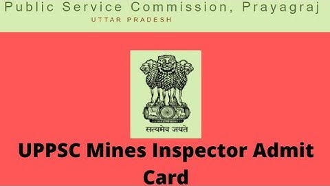 uppsc mines inspector 2022 Exam admit card out 🥰😊#newvideo #trendingvideo #uppsc2023