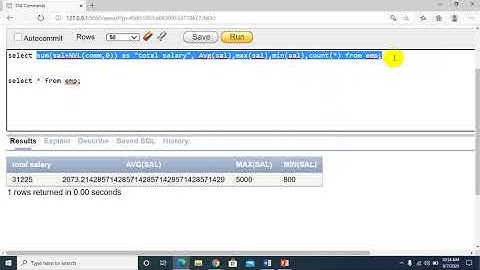 Lecture 2.11 | DBMS |SQL|Group function or Aggregate Function |Dr. Pushpa Choudharay