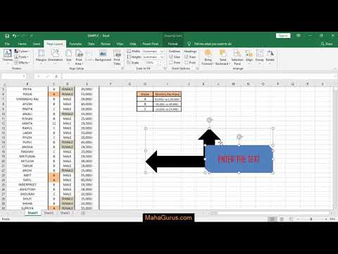 How to Align an Object in Excel- Align Object in Excel Tutorial in Hindi