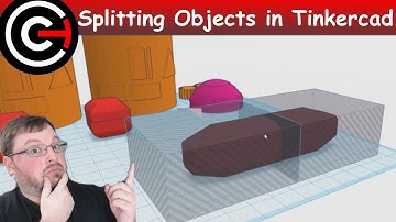 How to Split Objects In Tinkercad!