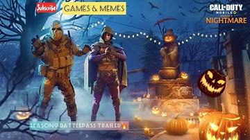 Call Of Duty Mobile | Season9 nightmare trailer confirm battlepass #codm #season9leaks #codmobile