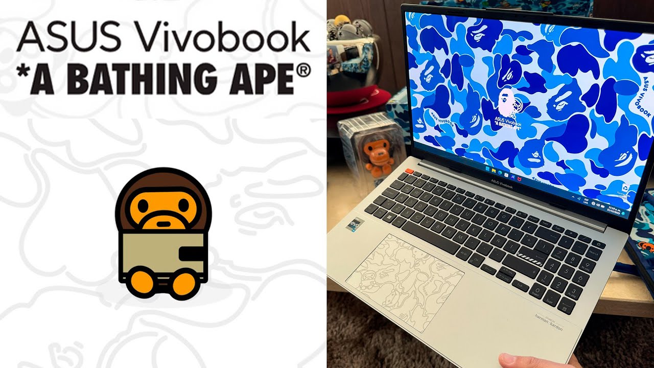 Asus Vivobook BAPE edition - YouTube
