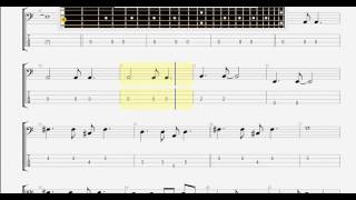 Beatles The   Ticket To Ride BASS GUITAR TABLATURE chords