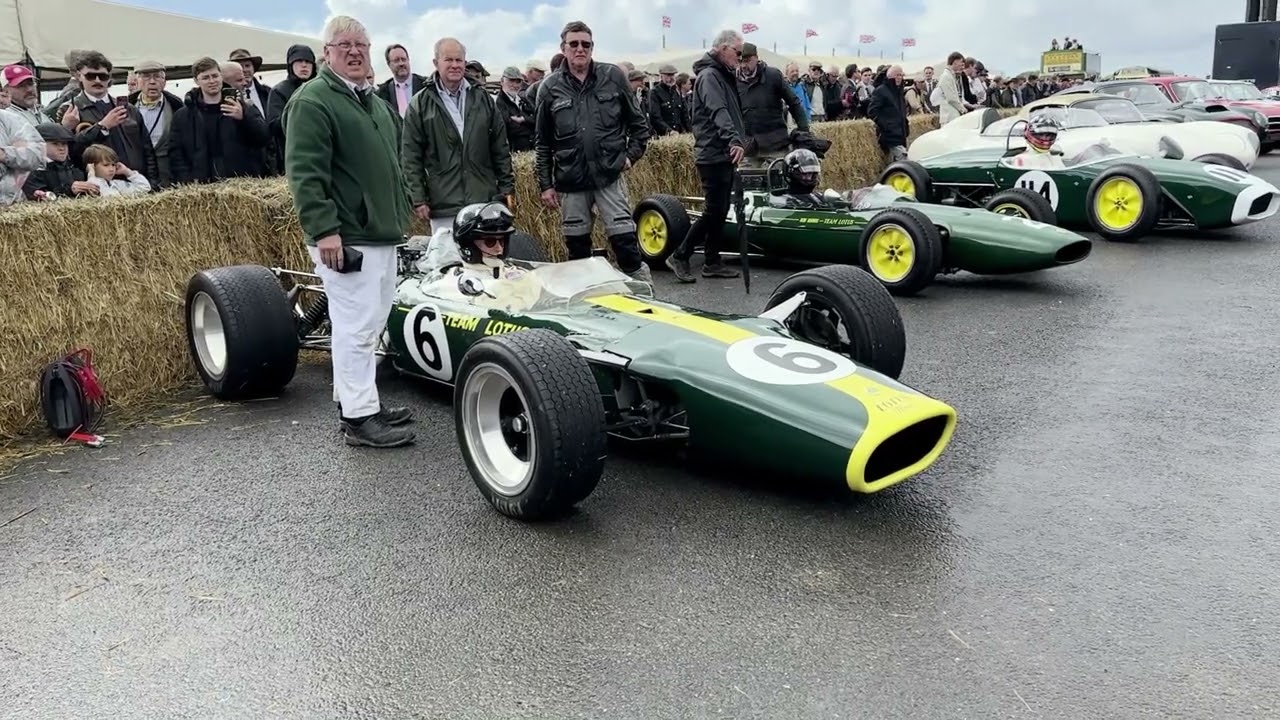 Damon Hill in the Lotus 49 at Goodwood Revival