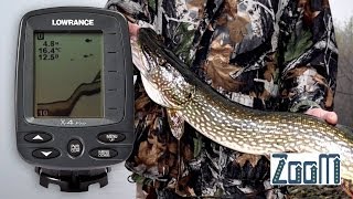 Тестирование эхолота Lowrance X-4 Pro с берега