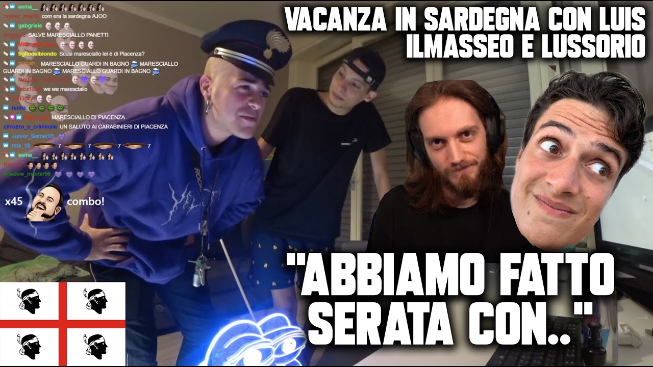 Homy e Panetty raccontano la vacanza in Sardegna con Luis, IlMasseo e Lussorio