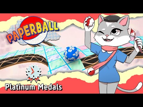 Paperball - All Platinum Medals [Medal Mode]