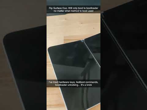Bricked Surface Duo because Microsoft Doesn't Allow Full System Access with Bootloader Unlocked