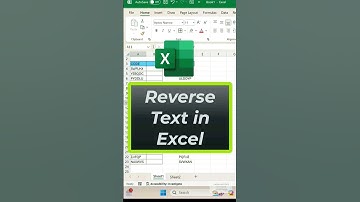Reverse text in excel | excel me text ko reverse kaise kare | #viral #exceltips #excel #microsoft