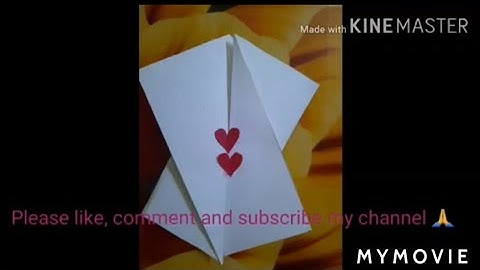 How to make a simple Diagonal fold card /Diy easy making of Diagonal fold card