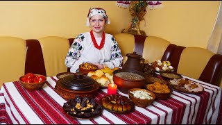 THEY PREPARED MEAT DISHES FOR A GENEROUS EVENING! COLD CHOLODETS, KROVYANKA, KUTYA IN THE VILLAGE