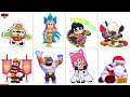 Brawl Stars: New Brawlidays 2023 Update - All Skins Winning and Losing Animation