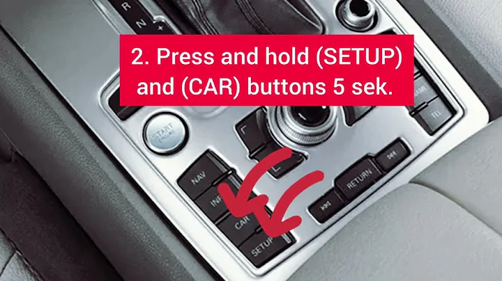 How to access Hidden Green Menu Audi MMI 2G A1 A4 A5 A7 A6 A8 Q3 Q5 Q7