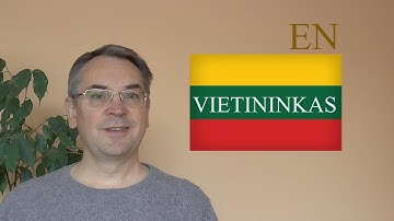 LITHUANIAN LESSON 171 - VIETININKO LINKSNIS - LOCATIVE CASE