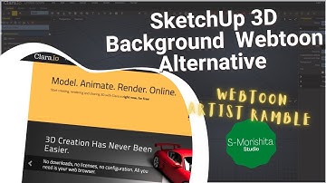Clip Studio Paint 3D Webtoon Backgrounds on Mobile ~ SketchUp Alternative || Webtoon Artist Rambles