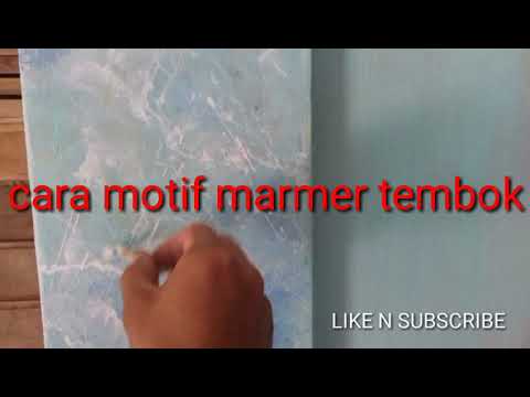 Cara Membuat Motif Marmer Granit Youtube