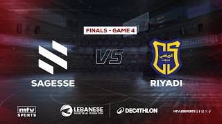 Decathlon Lebanese Basketball Championship 2025-2026 | Finals - Game 4 - Sagesse vs Riyadi