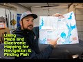 Using Paper Maps and Electronic Mapping for Navigation and Finding fish
