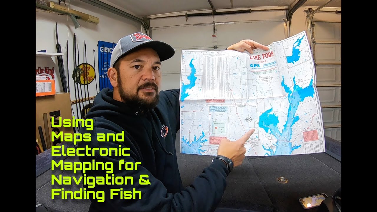 Using Paper Maps and Electronic Mapping for Navigation and Finding fish