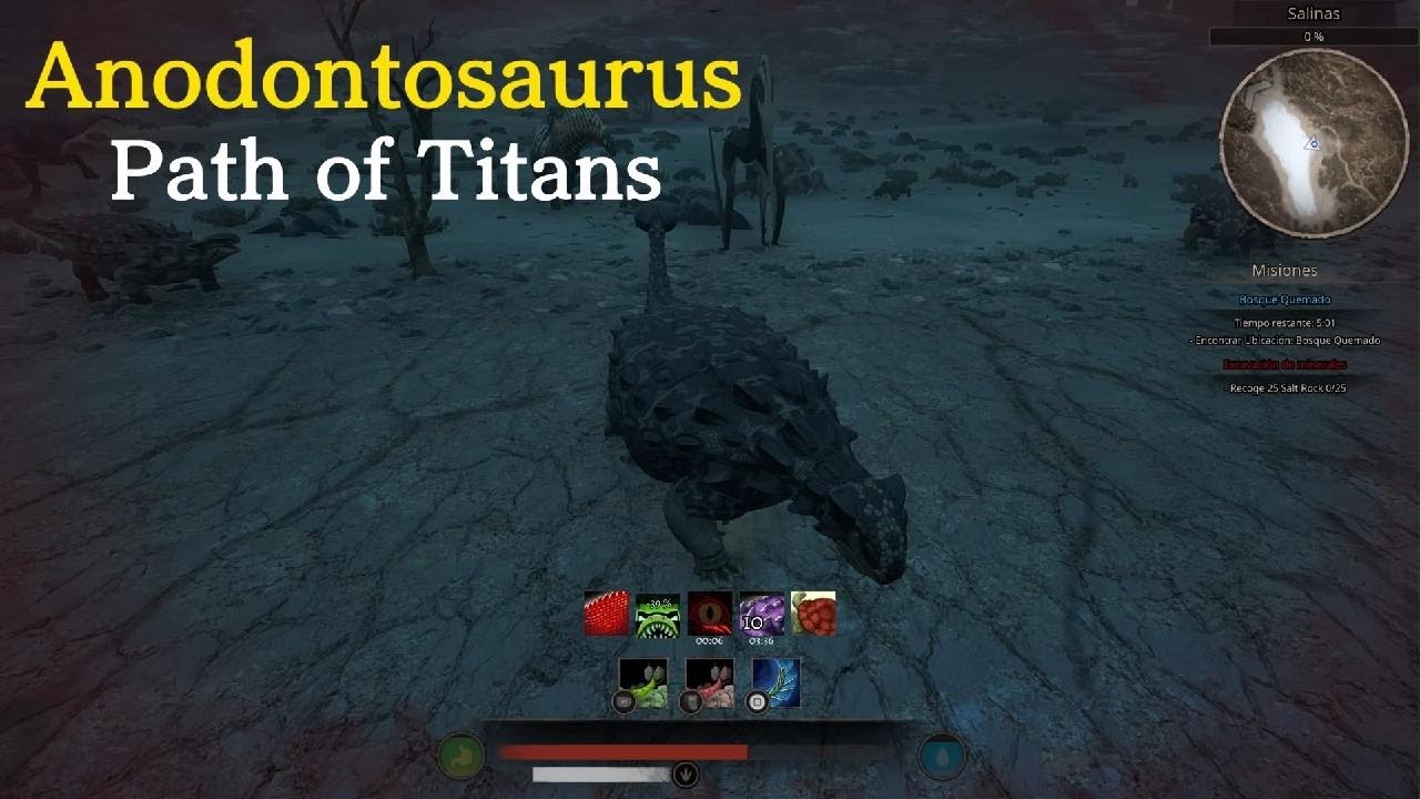 Path of Titans | Primera vez con Anodontosaurus (La Papita)