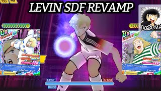 HE IS BACK! LEVIN SDF REVAMP! REVIEW ALL SWEDIA UNIT REVAMP. CAPTAIN TSUBASA DREAM TEAM