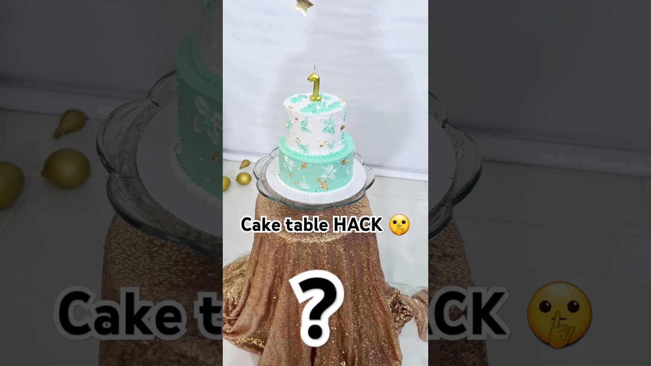 Birthday decor HACK | Cake table Idea | Birthday decoration idea 💡 