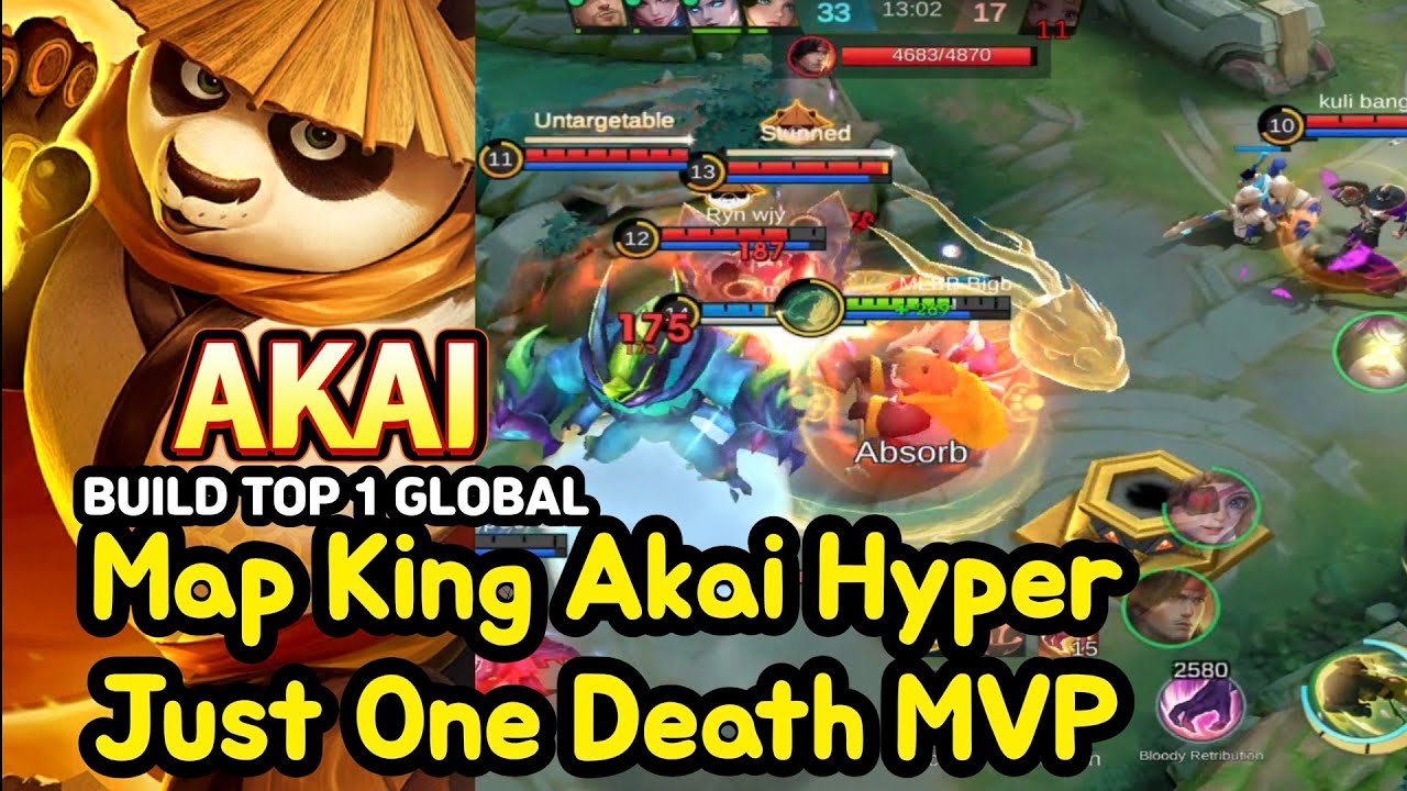 Akai (Mythical Glory): Hyper MVP, чистая игра с одной смертью | Лучшая сборка и управление картой...