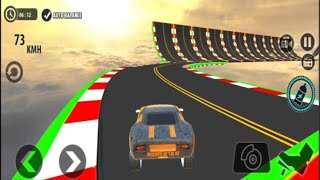 Extreme Impossible GT Car Stunts Driving # Sports Car Mega Ramp  Racing 3D - Android Gameplay screenshot 2