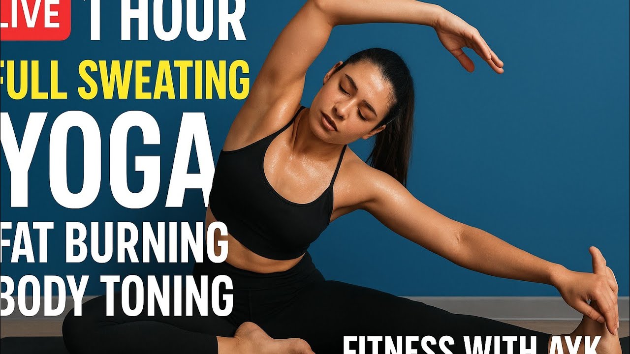 Sweating Full Body “Full Body Sweating Yoga | Fat Burn & Detox | LIVE with Me 🔥” - YouTube