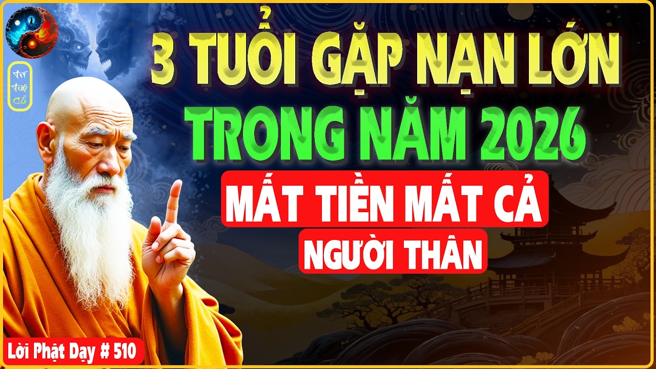 3 TUỔI GẶP NẠN LỚN NĂM 2026 MẤT TIỀN MẤT CẢ NGƯỜI THÂN - TRÍ TUỆ CỔ