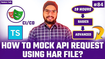 #84 How to Mock API Requests from HAR File in Playwright |  Playwright API Mocking Tutorials