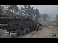 MudRunner | C-375 Lumber Run Through Forest &amp; Swamps | The Bog 🌲🚚