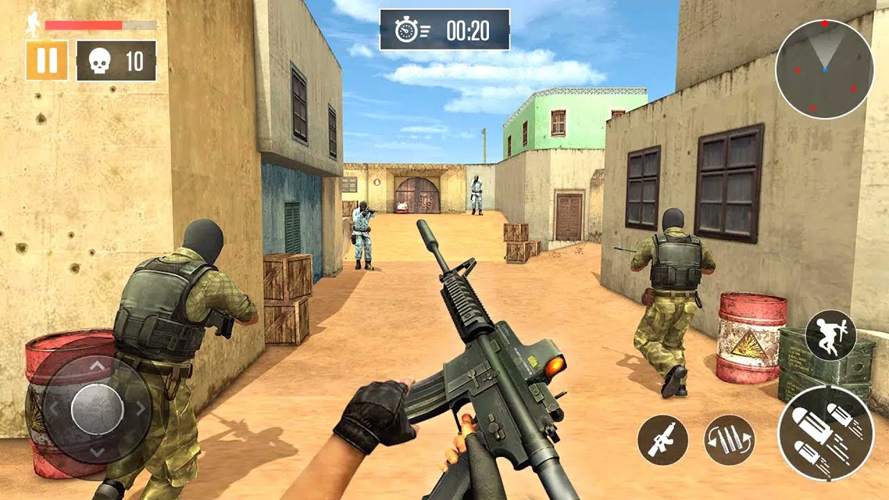 Commando Mission Offline | Godown Area Commando Missions 