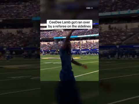 CeeDee was flagged for sideline infraction on the play #shorts