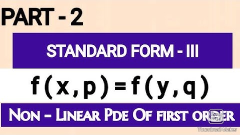 Non Linear Partial Differential Equations