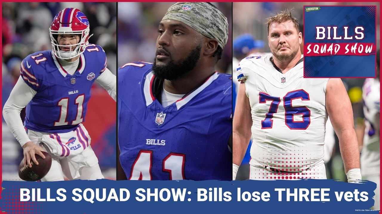 BILLS SQUAD SHOW: LIVE reaction to the Free Agent FRENZY; McGovern stays in Buffalo