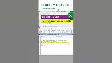 VBA Letzten Wert einer Spalte farblich markieren oder hervorheben - Wichtige Daten auslesen