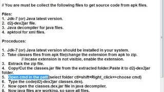 How to get source code from apk files
