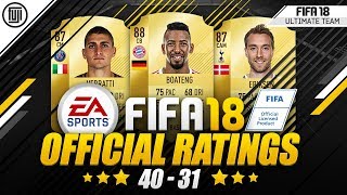 WHAT IS THAT!?!?  FIFA 18 OFFICIAL RATINGS! **MY LIVE REACTION** TOP 100! - FIFA 18 Ultimate Team