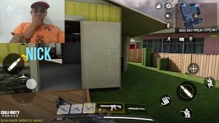 Jogando call of duth mobile