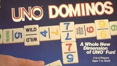 Ep. 156: Uno Dominoes Game Review (IGI 1986) + How To Play