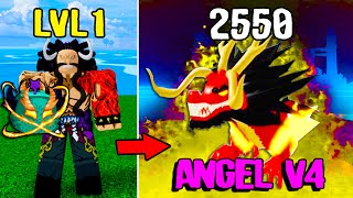 Noob to Pro Dragon Update! Level 1 to Max! Full Angel V4 Race Awakening