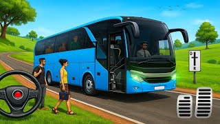 Luxury Bus Simulator 3D | Passenger Pickup & Drop Off | Offroad Bus Driving - Android Gameplay screenshot 5