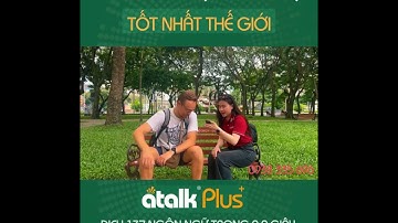 Review Máy Phiên Dịch Atalk Plus+ Giao Tiếp Tiếng Đức Với Du Khách Người Nước Ngoài Ở Công Viên 0.2s