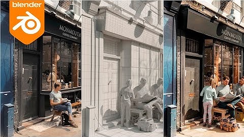 I created this 3d render in Blender[FULL TUTORIAL FOR BEGINNERS][Fspy]