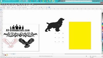 Corel Draw Tips & Tricks Silhouettes inside of each other