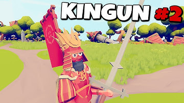 Arch-enemy Fusion! KINGUN(King+Shogun) vs Every Faction #2 - TABS Gameplay