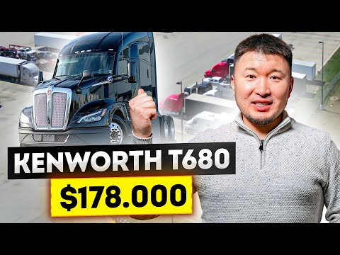 Дальнобой США: Купил новый KENWORTH T680 2025 года за 8,000 – замена VOLVO и FREIGHTLINER?
