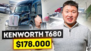 Купил новый KENWORTH T680 2025 года за $178,000 – замена VOLVO и FREIGHTLINER? / Дальнобой по США