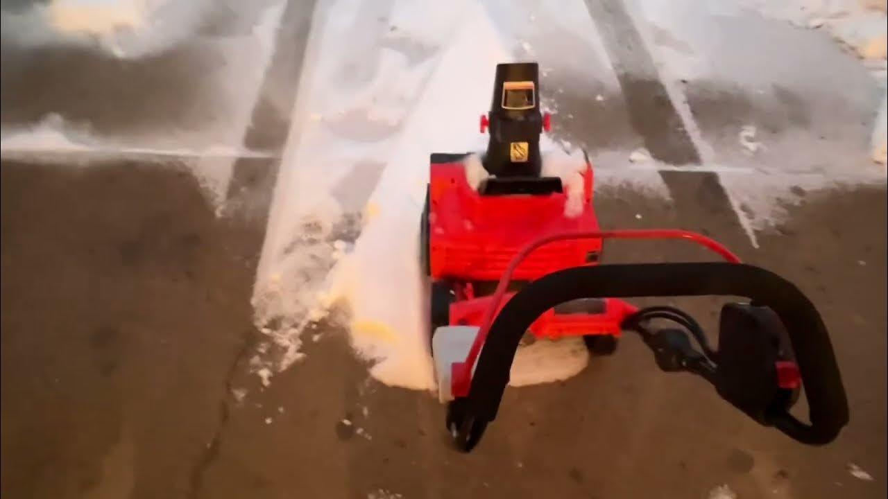 Snow blowing YouTube